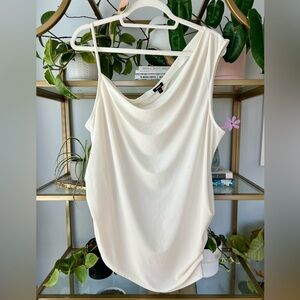 Express One-Shoulder Draped Top in XL